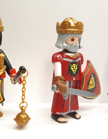 3x Playmobil Lionheart Knight - Henry the Lion