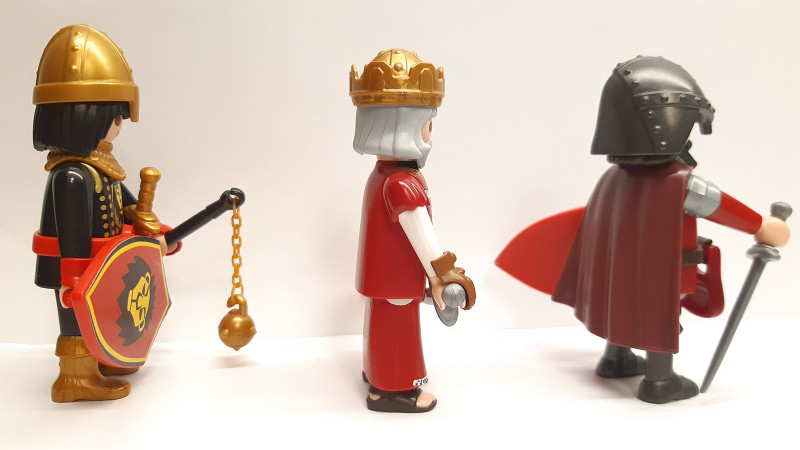 3x Playmobil Lionheart Knight - Henry the Lion