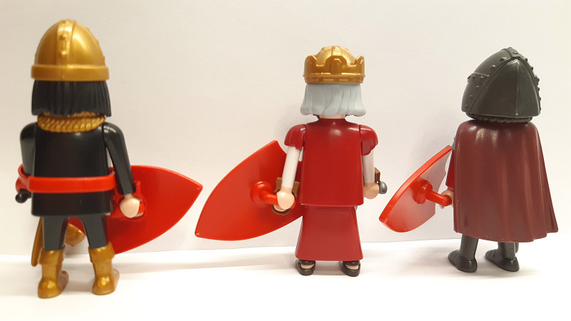 3x Playmobil Lionheart Knight - Henry the Lion