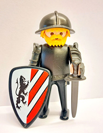 Playmobil Custom Black LionHeart Knight