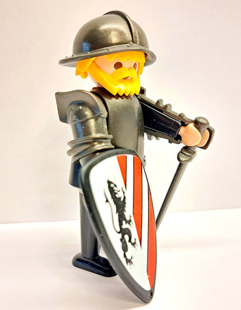 Playmobil Custom Black LionHeart Knight