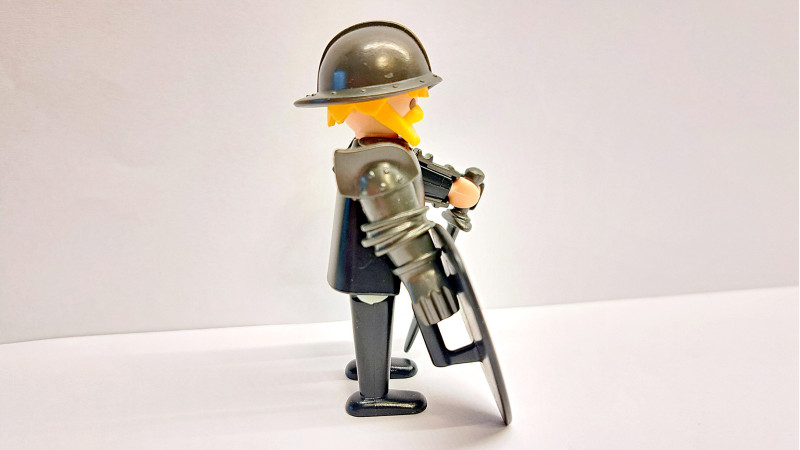 Playmobil Custom Black LionHeart Knight
