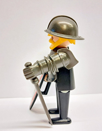 Playmobil Custom Black LionHeart Knight
