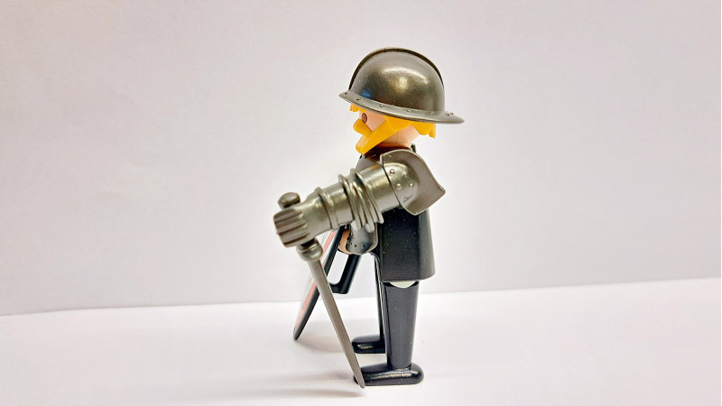 Playmobil Custom Black LionHeart Knight