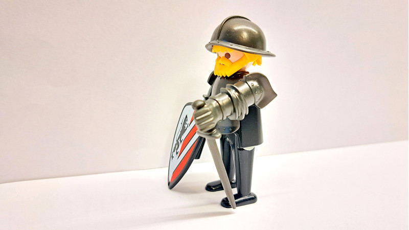 Playmobil Custom Black LionHeart Knight