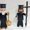 Custom Playmobil 2x Greek Orthodox Priests #1