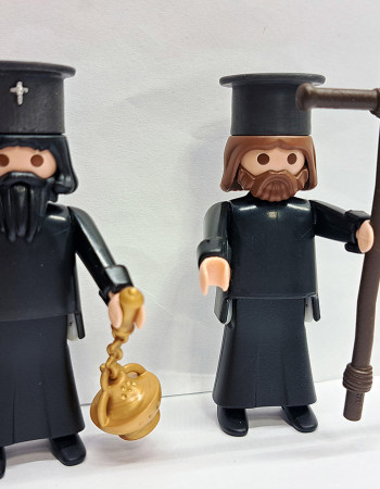 Custom Playmobil 2x Greek Orthodox Priests