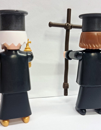Custom Playmobil 2x Greek Orthodox Priests #1