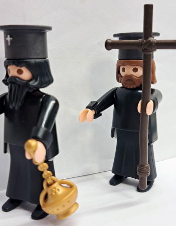 Custom Playmobil 2x Greek Orthodox Priests