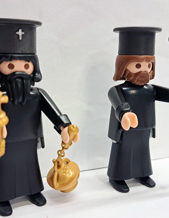 Custom Playmobil 2x Greek Orthodox Priests