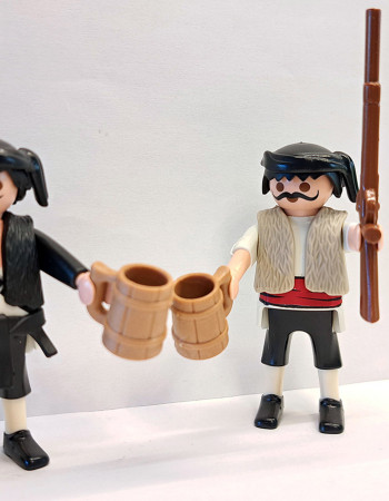 Custom Playmobil 2x Greek Revolution 1821 Cretans #2