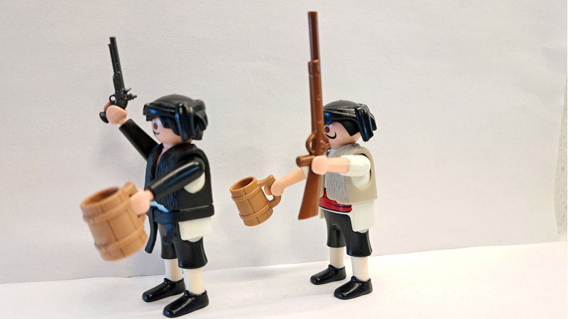 Custom Playmobil 2x Greek Revolution 1821 Cretans #2