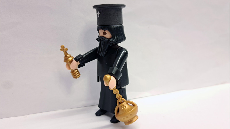 Custom Playmobil Greek Orthodox Priest #3