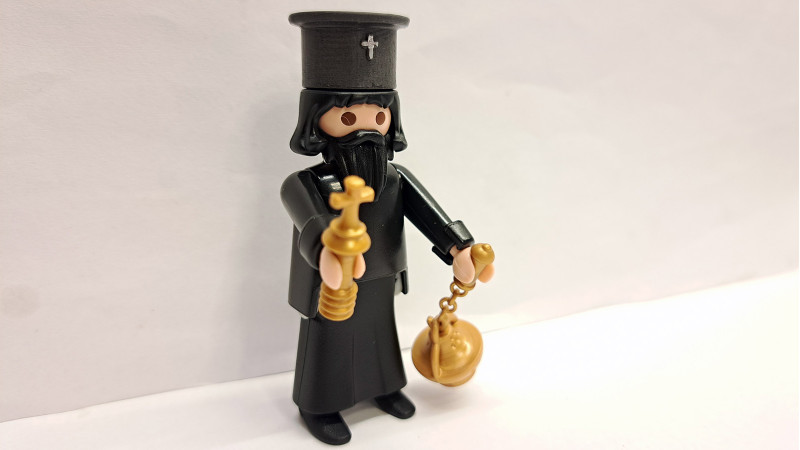 Custom Playmobil Greek Orthodox Priest #3