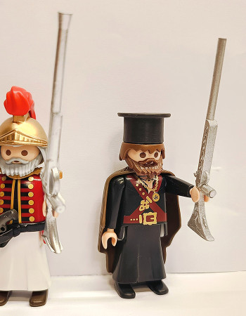 Custom Playmobil Greek Revolution Kolokotronis & Papaflessas