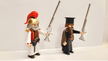 Custom Playmobil Greek Revolution Kolokotronis & Papaflessas