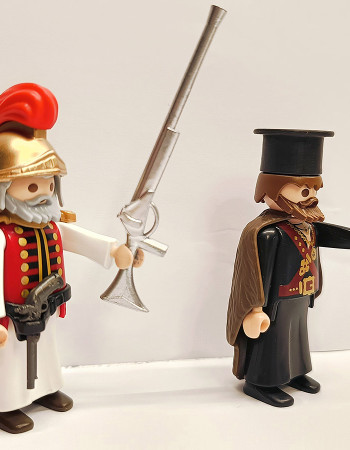Custom Playmobil Greek Revolution Kolokotronis & Papaflessas
