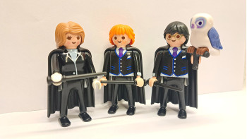 Custom Playmobil Harry Potter - Ron & Hermione