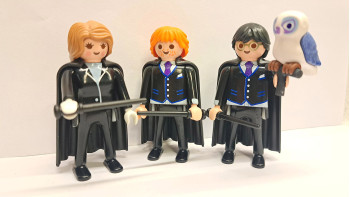 Custom Playmobil Harry Potter - Ron & Hermione