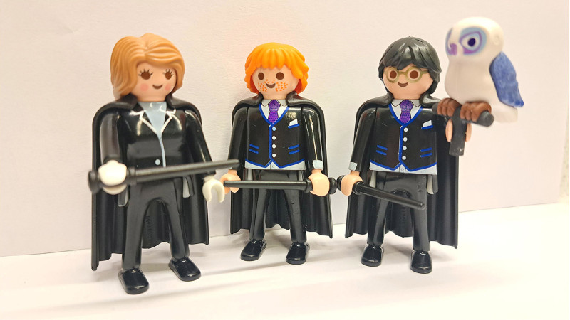 Custom Playmobil Harry Potter - Ron & Hermione Custom Playmobil Harry Potter - Ron & Hermione
