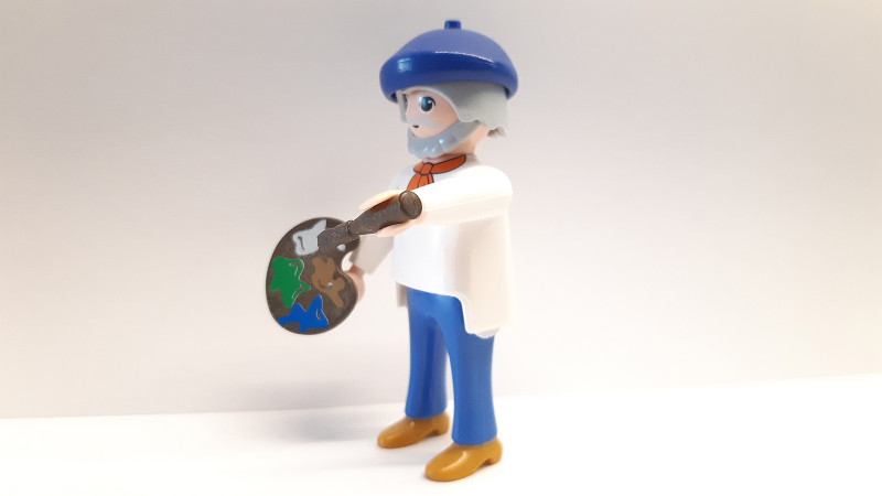 Playmobil Custom Puppenhaus Victorian Artist