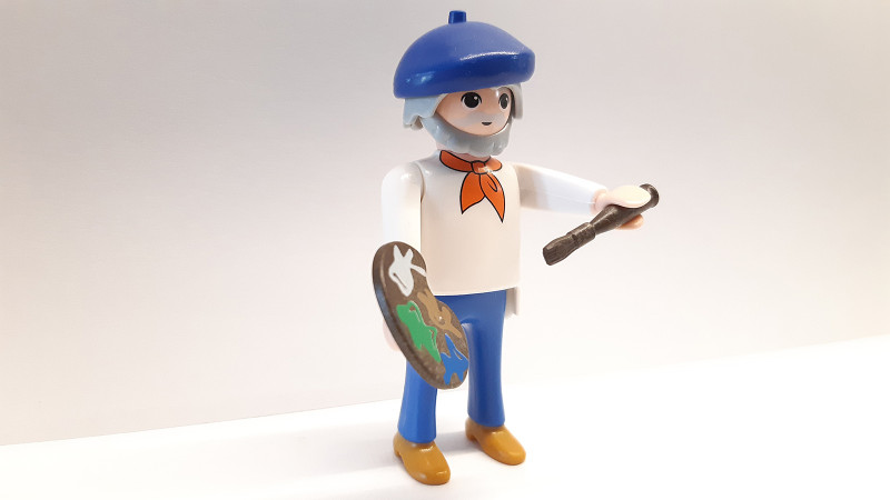 Playmobil Custom Puppenhaus Victorian Artist