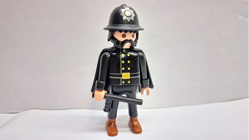 Playmobil Custom Victorian Policeman Figure #1