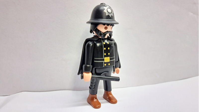 Playmobil Custom Victorian Policeman Figure #1