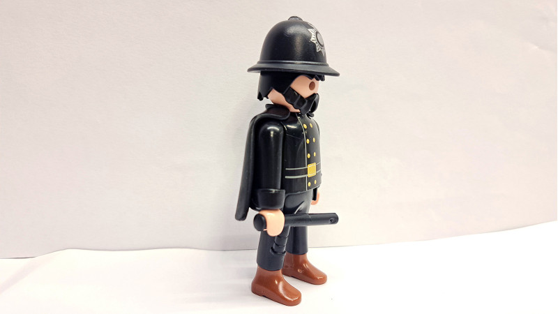 Playmobil Custom Victorian Policeman Figure #1