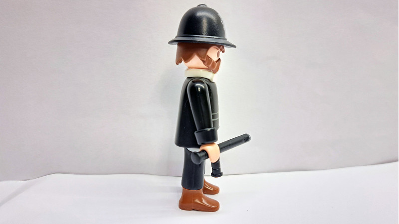 Playmobil Custom Victorian Policeman Figure #2