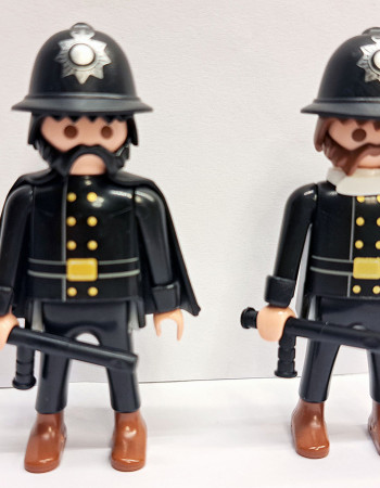 2x Playmobil Custom Victorian Policemen Figures 2x Playmobil Custom Victorian Policemen Figures