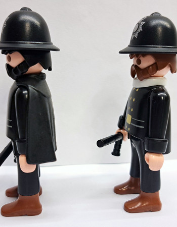 2x Playmobil Custom Victorian Policemen Figures 2x Playmobil Custom Victorian Policemen Figures