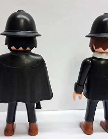 2x Playmobil Custom Victorian Policemen Figures 2x Playmobil Custom Victorian Policemen Figures