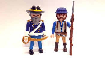 2x Playmobil Custom Western ACW Northern #1