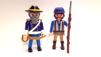 2x Playmobil Custom Western ACW Northern #1