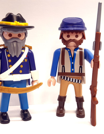 2x Playmobil Custom Western ACW Northern #1