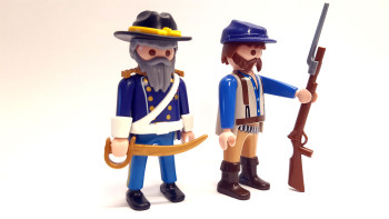 2x Playmobil Custom Western ACW Northern #1