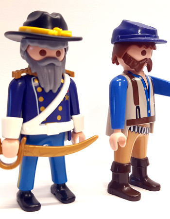 2x Playmobil Custom Western ACW Northern #1