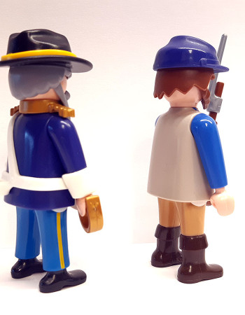 2x Playmobil Custom Western ACW Northern #1