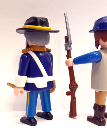 2x Playmobil Custom Western ACW Northern #1