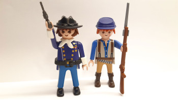 2x Playmobil Custom Western ACW Northern #2
