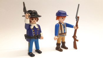 2x Playmobil Custom Western ACW Northern #2