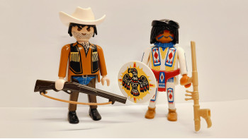 2x Playmobil Custom Western Indian Figure #13