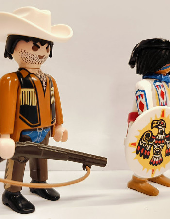 2x Playmobil Custom Western Indian Figure #13