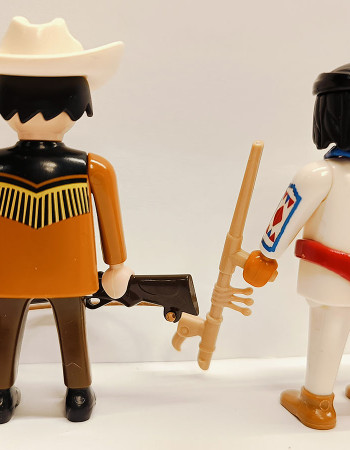 2x Playmobil Custom Western Indian Figure #13