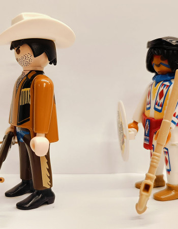 2x Playmobil Custom Western Indian Figure #13