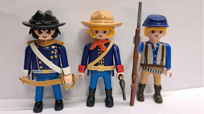 3x Playmobil Custom Western ACW Northern #1