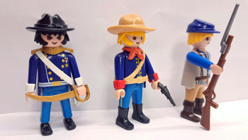 3x Playmobil Custom Western ACW Northern #1