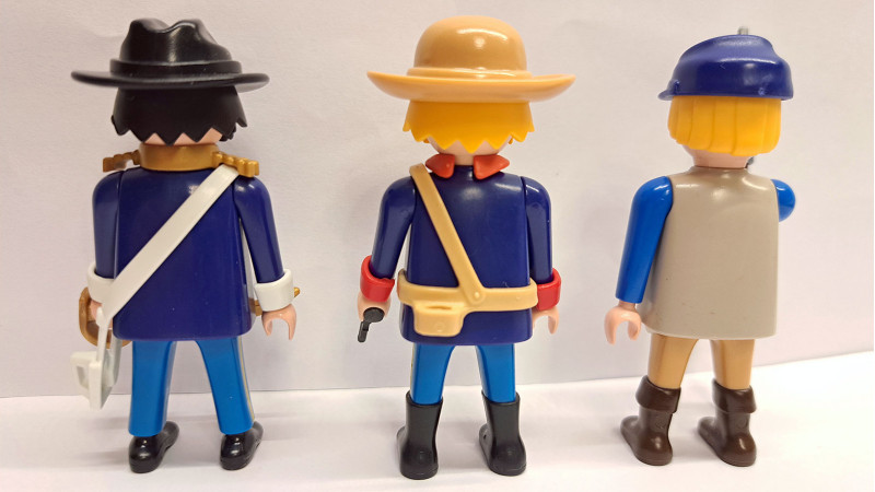 3x Playmobil Custom Western ACW Northern #1