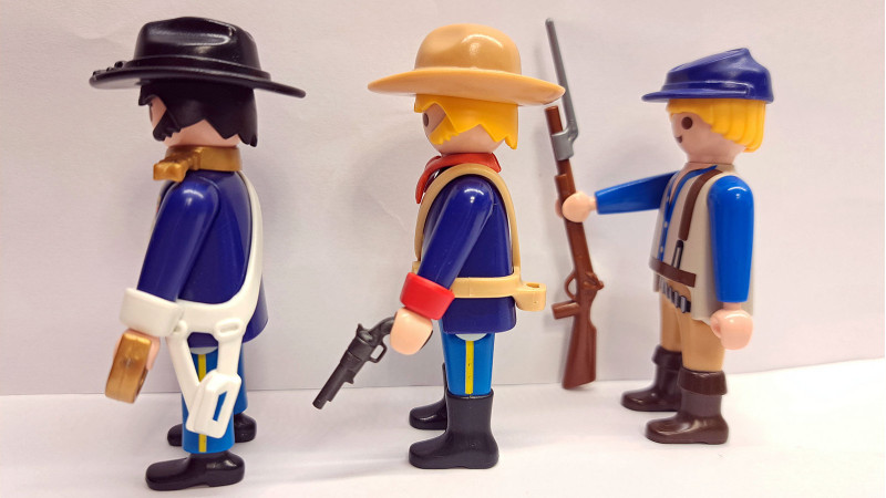 3x Playmobil Custom Western ACW Northern #1